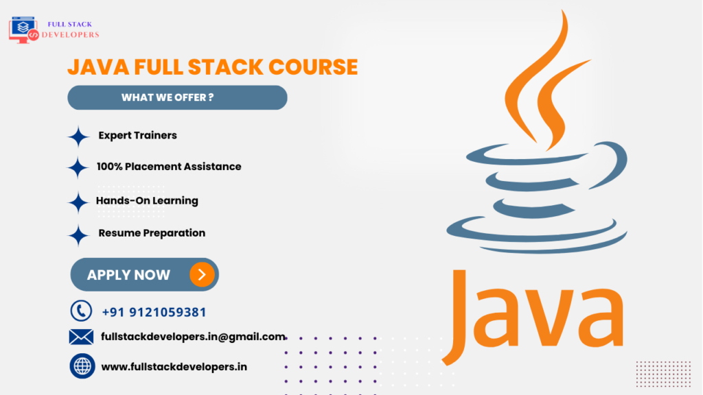 Java full stack Developer Course In Hyderabad